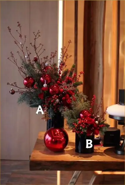 聖誕枱花 高50-55CM